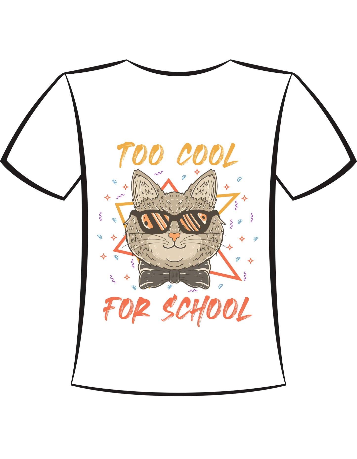 Cool Cat Graphic Tee