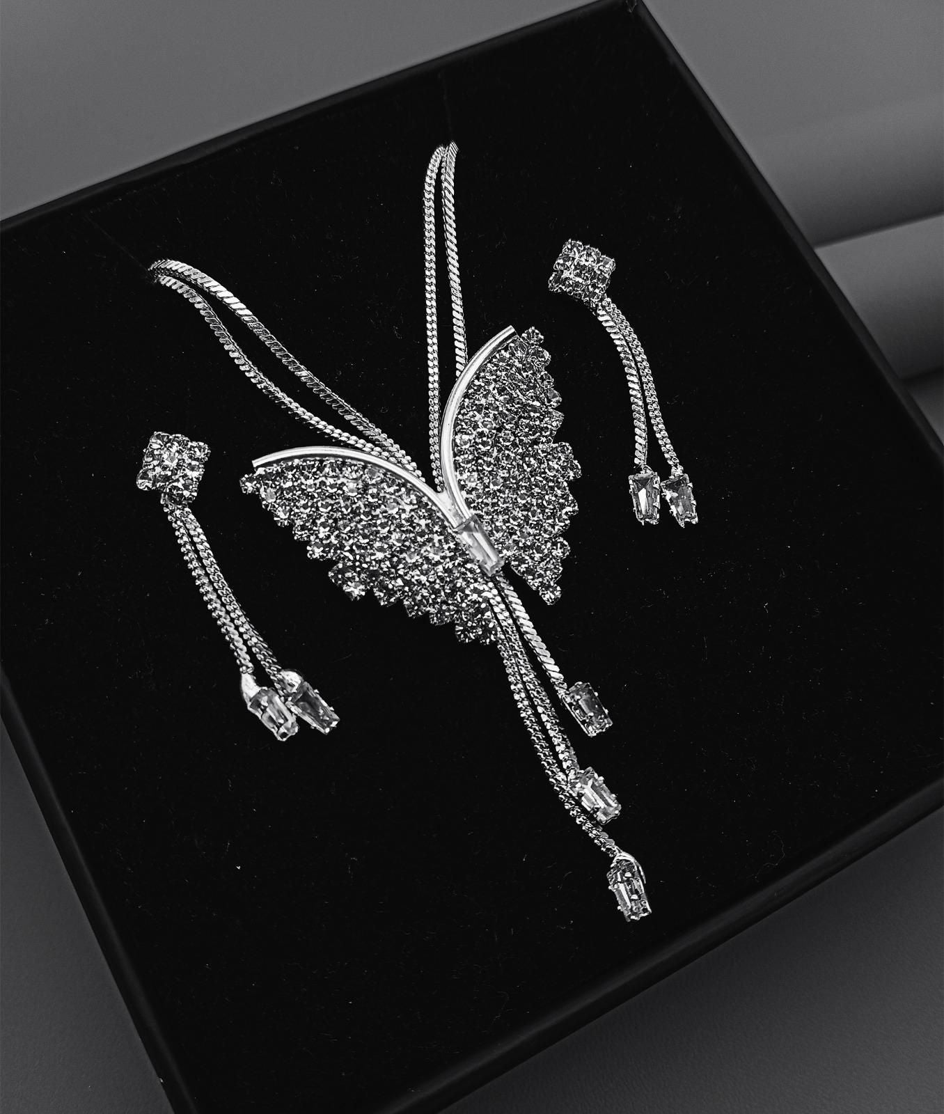 Graceful Butterfly Jewelry Set