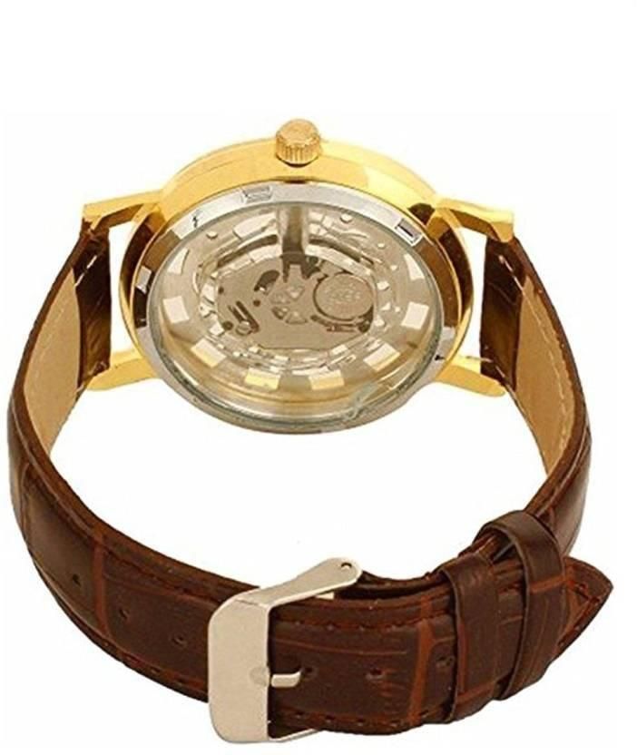 Regal Gold Leather Timepiece