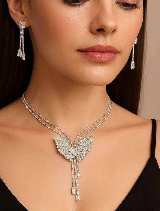 Graceful Butterfly Jewelry Set