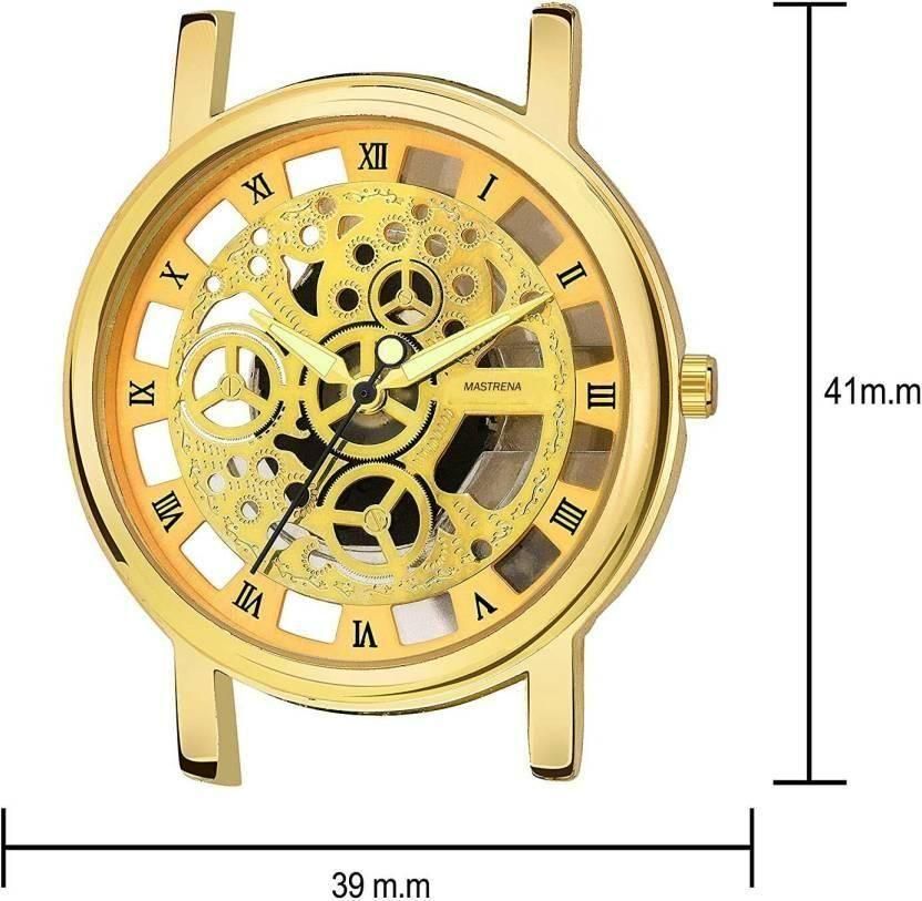 Regal Gold Leather Timepiece